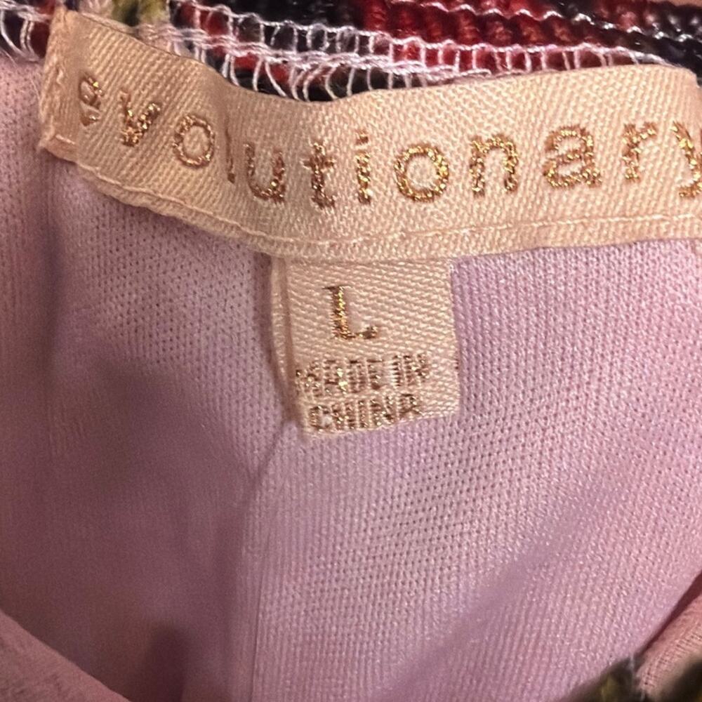 Evolutionary Sheer Floral Cami Top Pink Rose Print Y2K Coquette L NWT Romantic - Picture 7 of 10